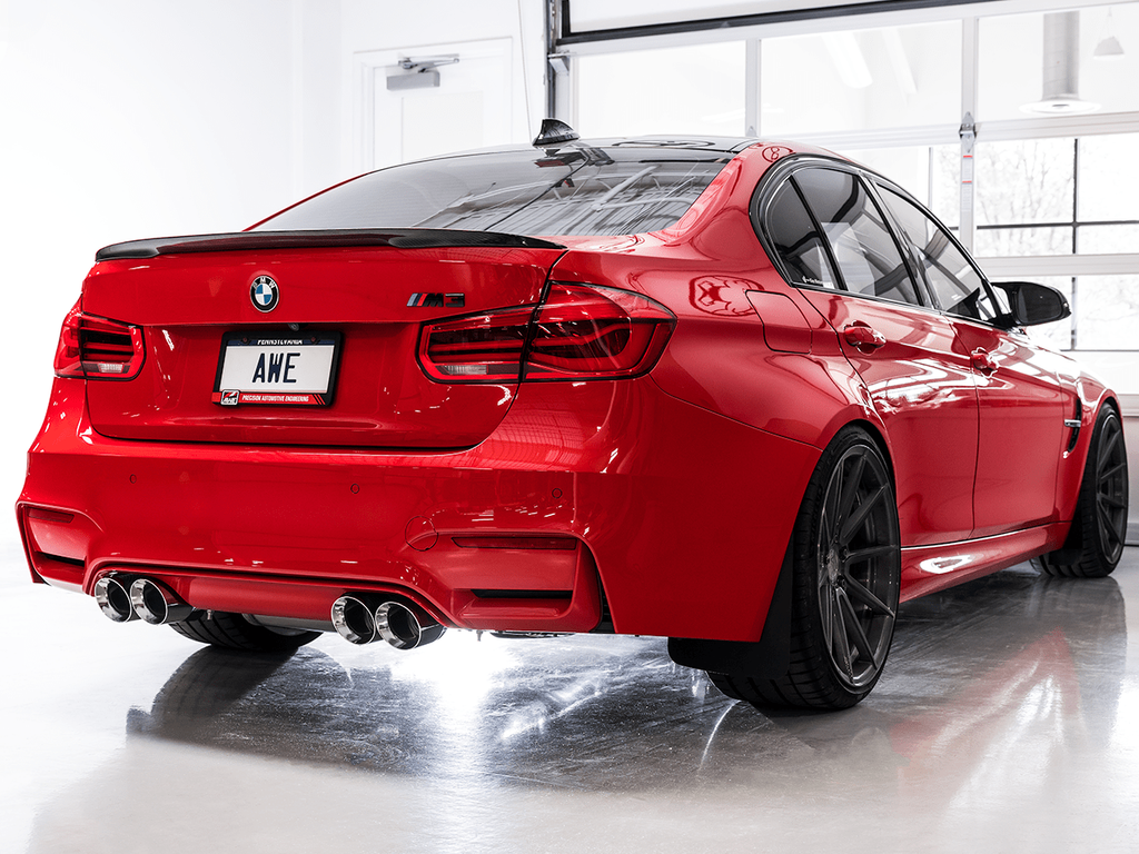 AWE Track Edition Catback Exhaust - BMW F8X M3/M4