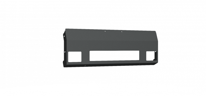 Road Armor 03-07 Chevy 2500 Vaquero Front Non-Winch Plate - Tex Blk