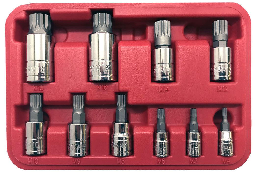 3038 - 10 Pc. XZN Socket Set