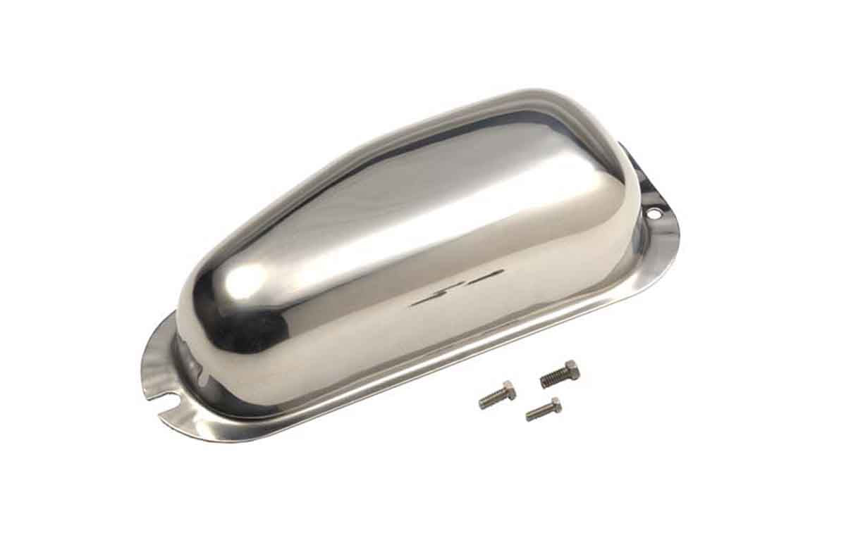 Kentrol 68-75 Jeep Wiper Motor Cover CJ - Polished Silver