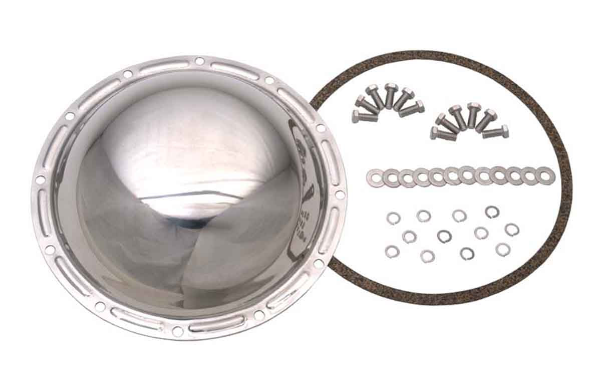 Kentrol 76-86 Jeep CJ Rear Differential Cover - Polished Silver