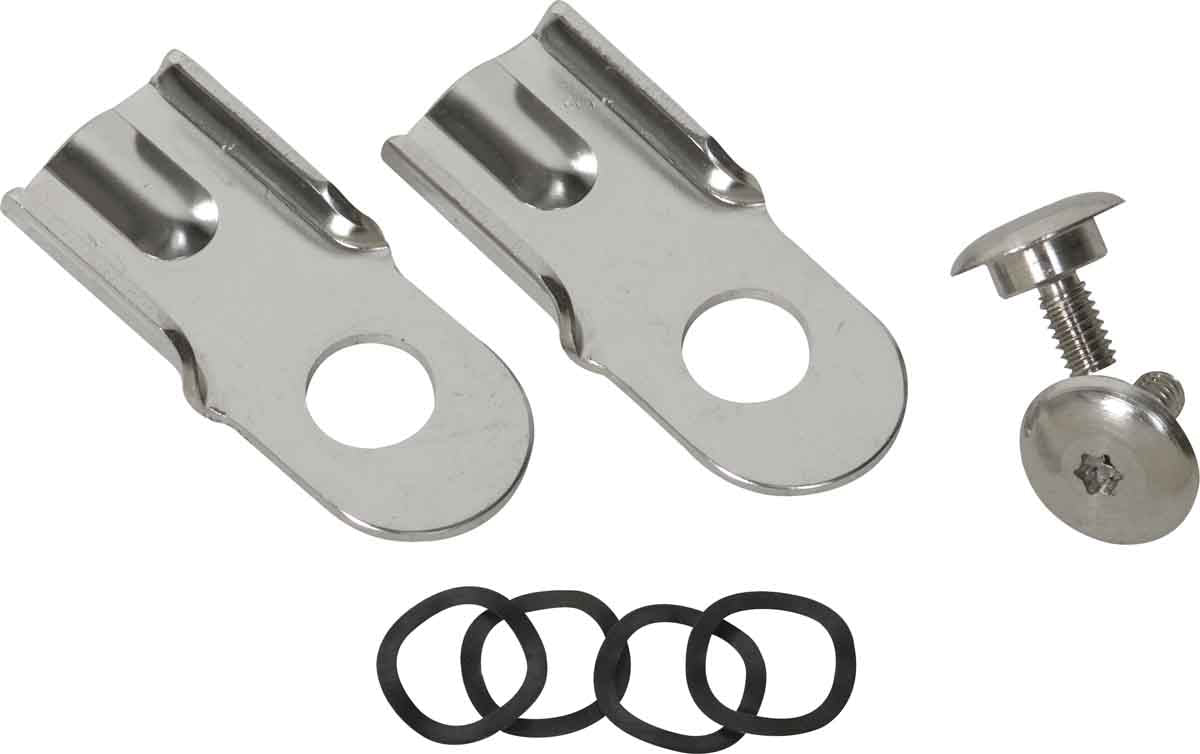 Kentrol 76-86 Jeep CJ8/CJ8 Tailgate Latch Pair CJ7/CJ8 - Polished Silver