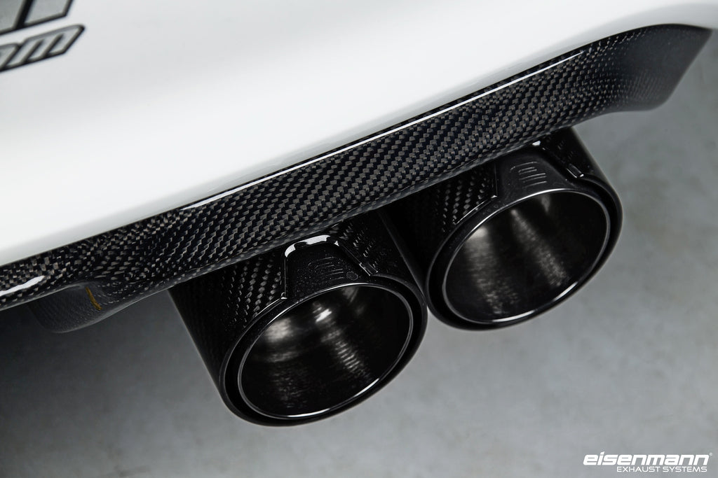 Eisenmann F87 M2 Performance Exhaust + 4x90mm Carbon Tip Set