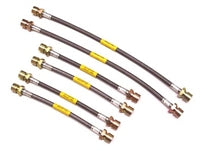 Stainless Steel Brake Line Kit (6-pc) | Mk2 w/Rear Disc