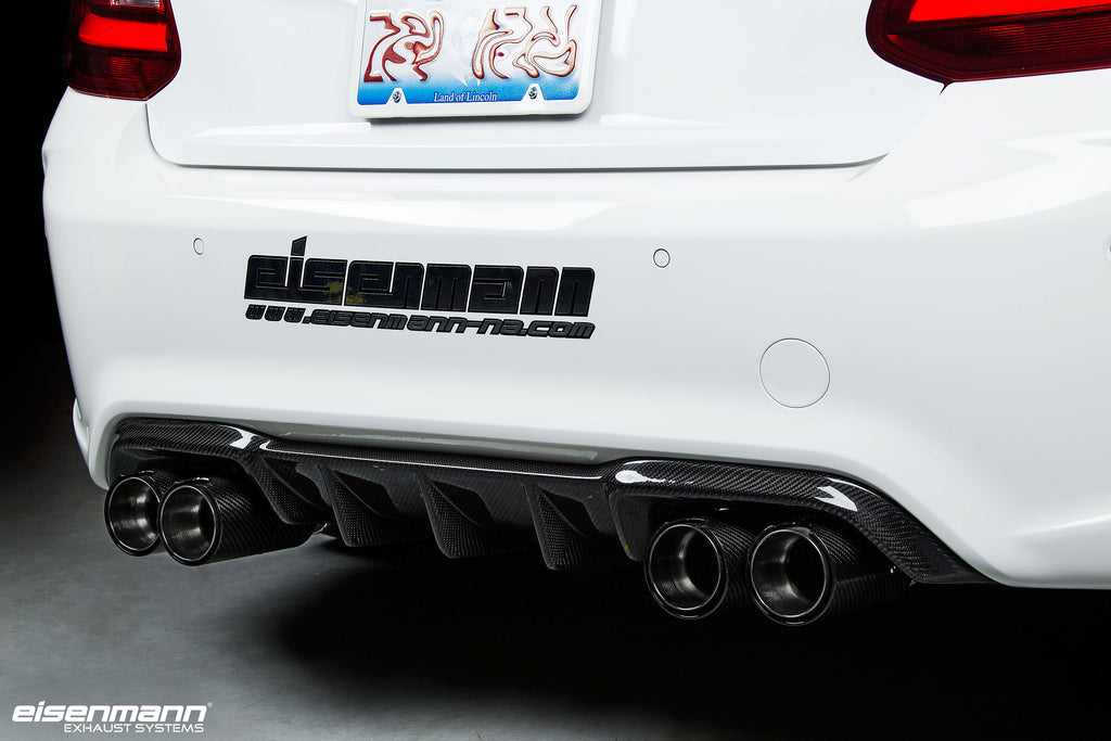 Eisenmann F87 M2 Performance Exhaust + 4x90mm Carbon Tip Set