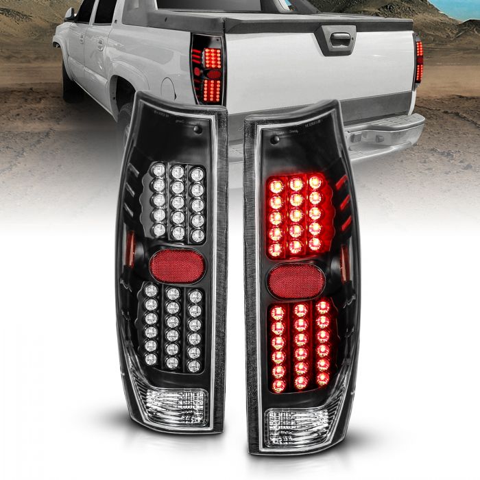 ANZO 2002-2006 Chevrolet Avalanche LED Taillights Black