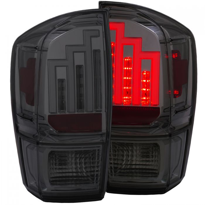 ANZO 2016-2017 Toyota Tacoma LED Taillights Smoke