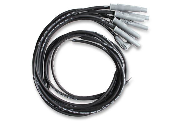 RACEPAK Wire Set. Black Super Conductor. 8-cyl. Multi-Angle/HEI. Universal