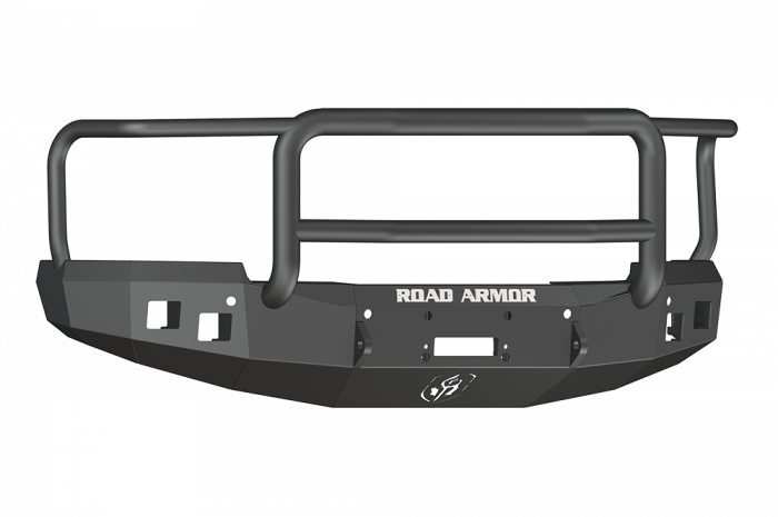 Road Armor 14-15 Chevy 1500 Stealth Front Winch Bumper w/Lonestar Guard - Tex Blk