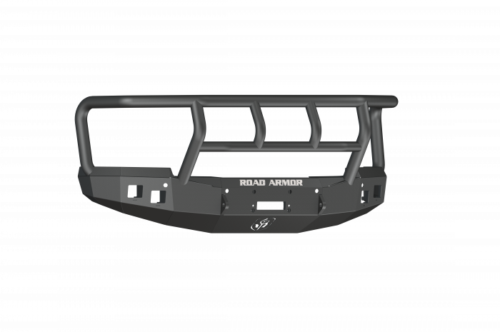 Road Armor 15-19 Chevy 2500 Stealth Front Winch Bumper w/Titan II Guard - Tex Blk