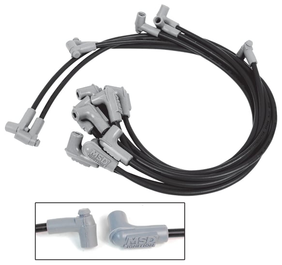 RACEPAK Wire Set. Black Super Conductor. Corvette. 305. 350. HEI