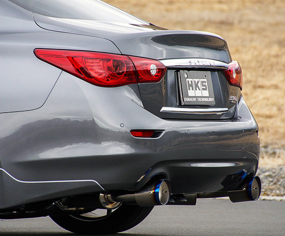 HKS INFINITI Q60 VQ37/VR30 Dual Hi-Power Titanium Tip Catback Exhaust