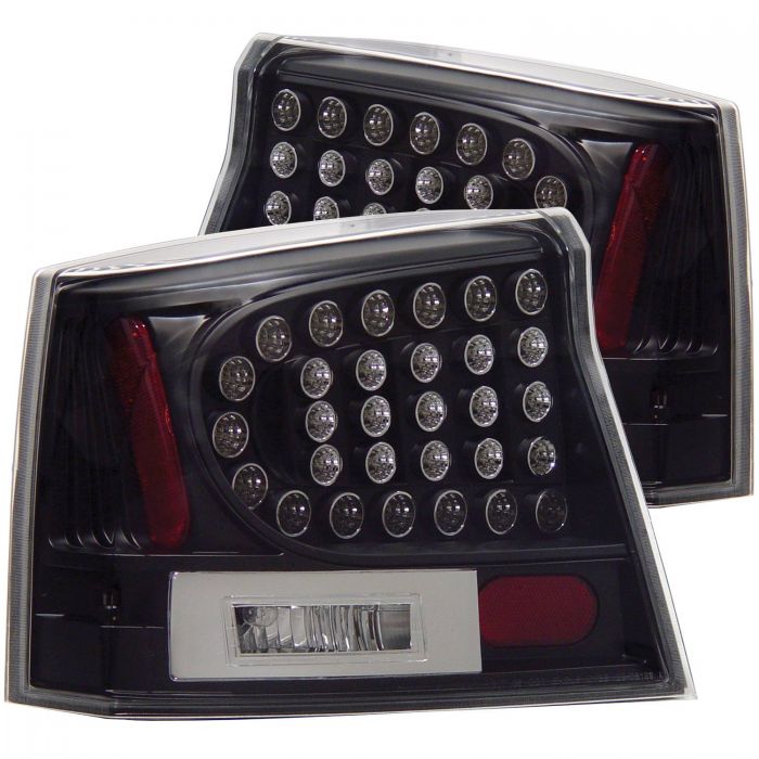 ANZO 2006-2008 Dodge Charger LED Taillights Black