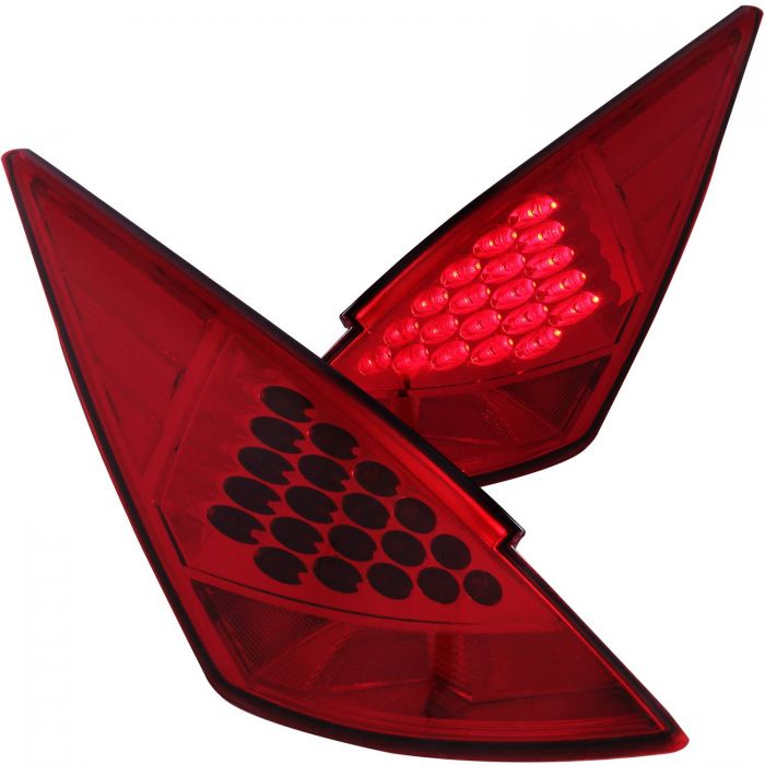 ANZO 2003-2005 Nissan 350Z LED Taillights Red