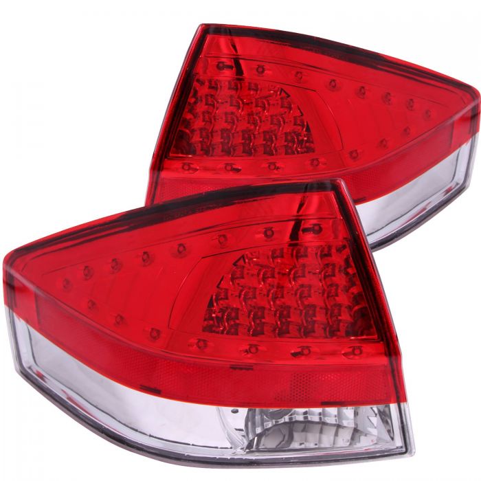 ANZO 2008-2011 Ford Focus LED Taillights Red/Clear