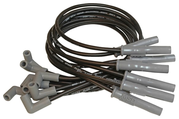 RACEPAK Wire Set. Black Super Conductor. Mustang 5.0L. '94-on