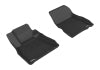 3D MAXpider 2014-2019 Nissan Versa Note Kagu 1st & 2nd Row Floormats - Black