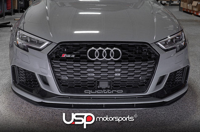 AGGRESSIV CARBON FIBER FRONT LIP SPLITTER FOR AUDI RS3 (8V)