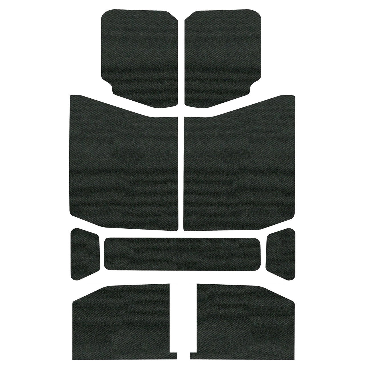 DEI 18-23 Jeep Wrangler JL 4-Door Boom Mat Headliner - 9 Piece - Black