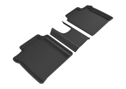 3D MAXpider 2014-2019 Nissan Versa Note Kagu 1st & 2nd Row Floormats - Black - 0