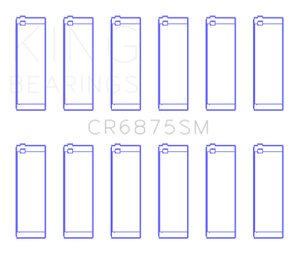 King Connecting Rod Bearing Set BMW N52 B25 | N52 B30 | N53 B25 | N53 B30 3.0L (Size Standard) - 0