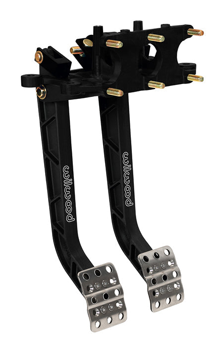 Wilwood Adjustable Dual Pedal - Brake / Clutch - Rev. Swing Mount - 6.25:1