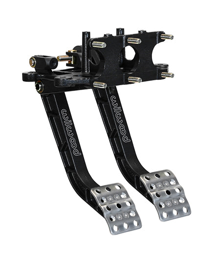 Wilwood Adjustable Dual Pedal - Brake / Clutch - Rev. Swing Mount - 5.1:1