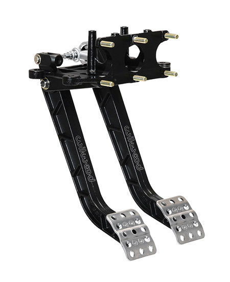 Wilwood Adjustable-Trubar Dual Pedal - Brake / Clutch - Rev. Swing Mount - 6.25:1