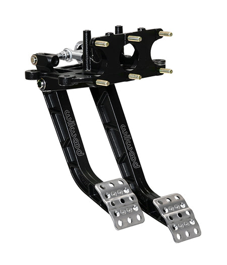 Wilwood Adjustable-Trubar Dual Pedal - Brake / Clutch - Rev. Swing Mount -6.25:1 Brake 5.1:1 Clutch