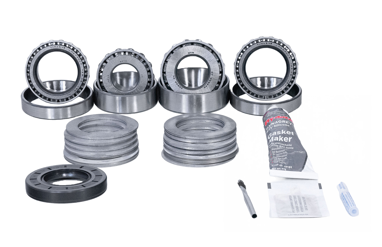 Revolution Gear & Axle Nissan H233B Front/Rear Axle w/50mm Bearings Ring & Pinion Master Install Kit