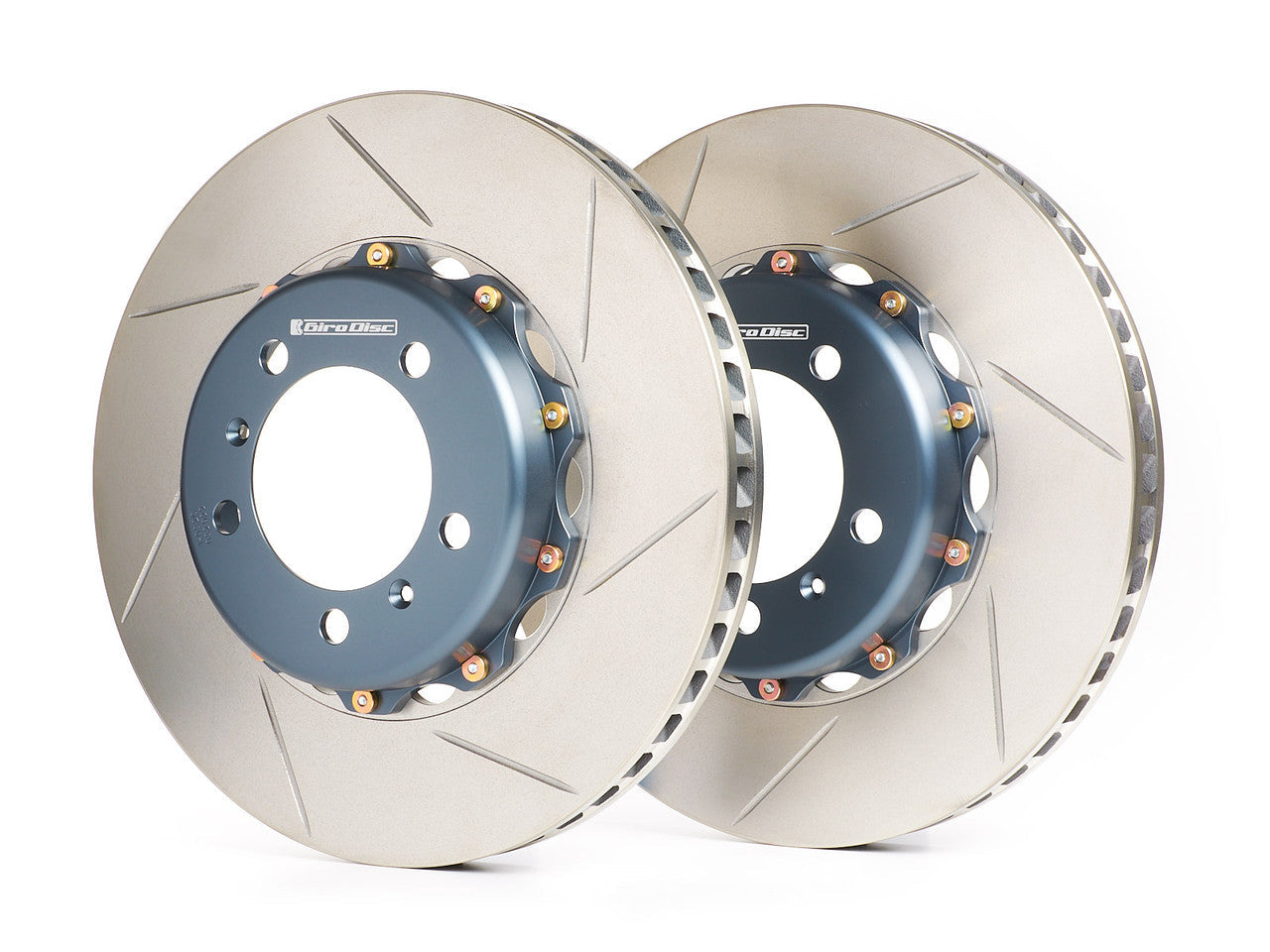 Girodisc Rear 2pc Rotors for C7 Z06 with OEM Iron Rotors