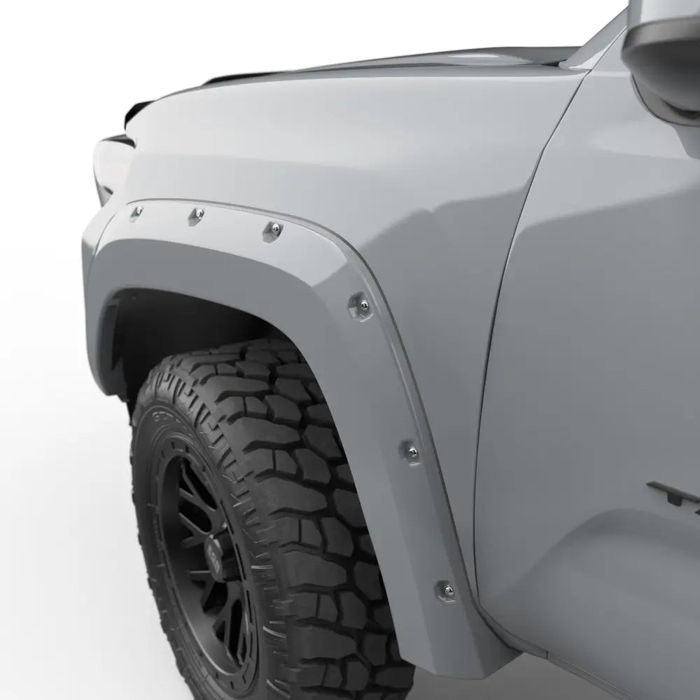 EGR 16+ Toyota Tacoma w/Mudflap Bolt-On Look Color Match Fender Flares - Set - MagneticGray - 0