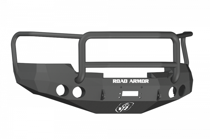 Road Armor 08-13 GMC 1500 Stealth Front Winch Bumper w/Lonestar Guard - Tex Blk