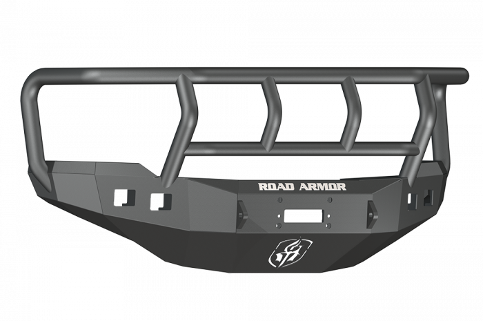 Road Armor 11-14 Chevy 2500 Stealth Front Winch Bumper w/Titan II Guard - Tex Blk