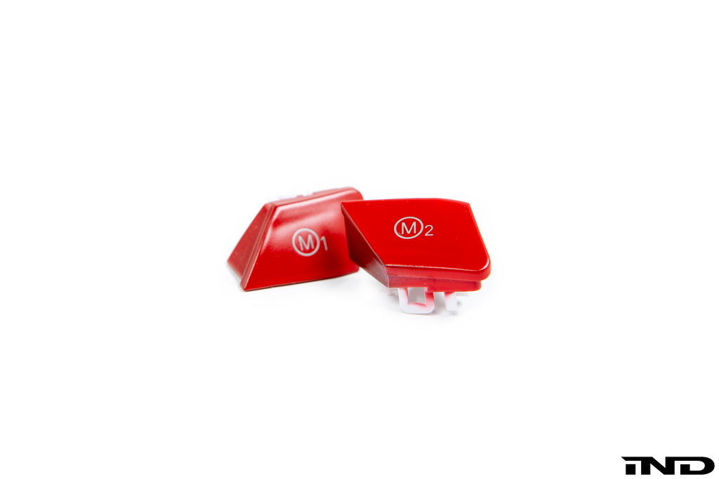 IND F8X M3 / M4 Red M1 / M2 Button Set