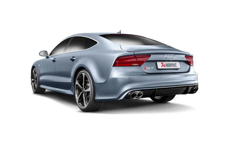 Akrapovic 14-17 Audi RS7 Sportback (C7) Evolution Line Cat Back (Titanium) w/ Carbon Tips