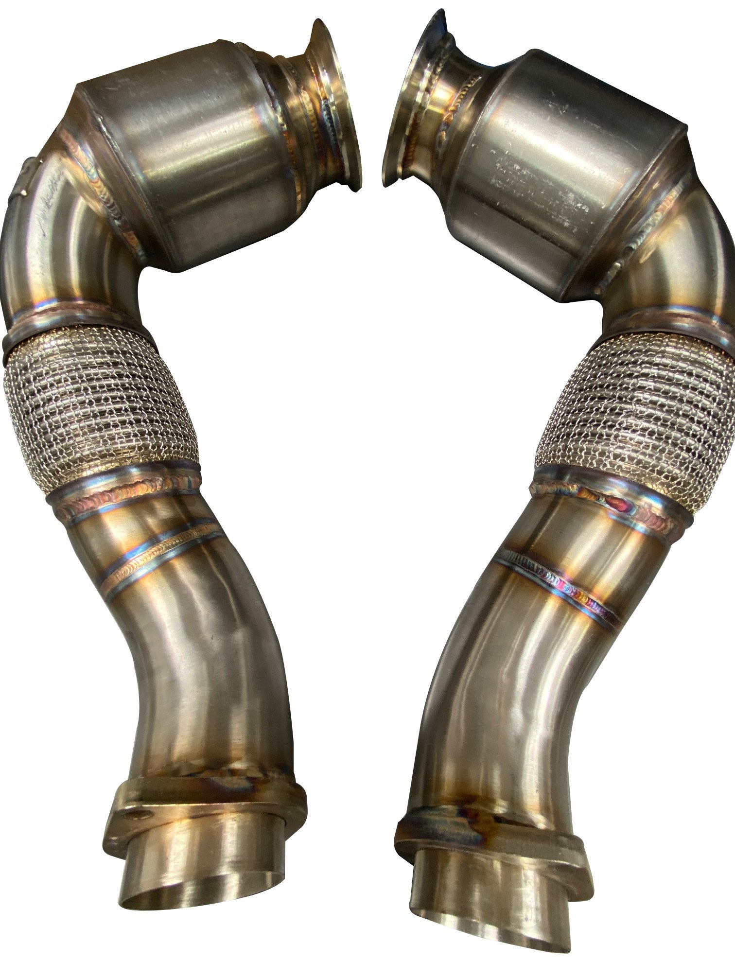 BMW S63 N63 CATTED DOWNPIPES | V8 BMW X5 M AND X6 M X5 X6 550I 650I