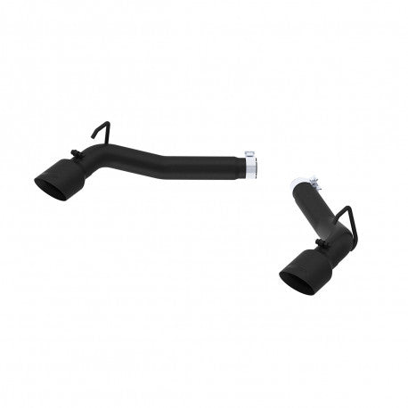 3 Axle Back muffler bypass, Black Coated"