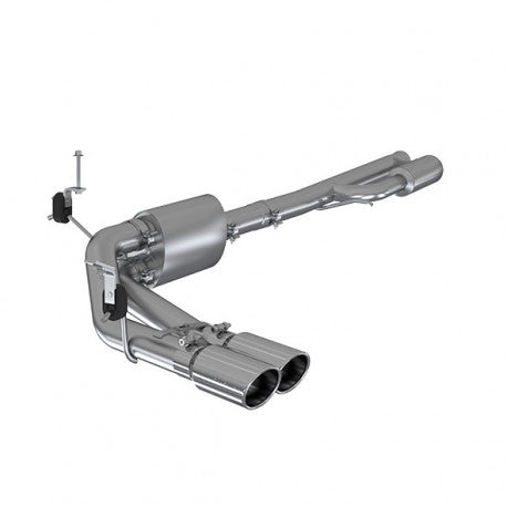 3" Cat Back, Pre-Axle Dual Side Exit, T304