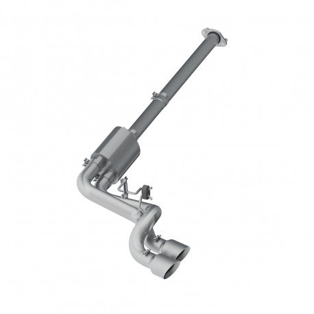 3" Cat Back, PreAxle Dual Outlet, T304