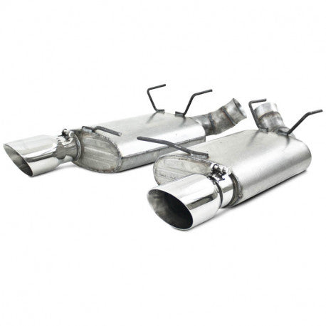 3" Dual Muffler Axle Back, Split Rear, AL