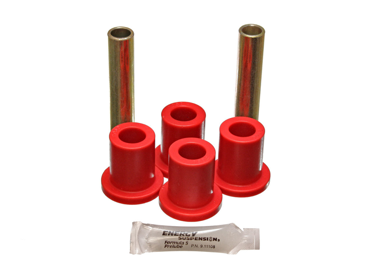 Energy Suspension Rr Spring Frame Shackle Kit - Red