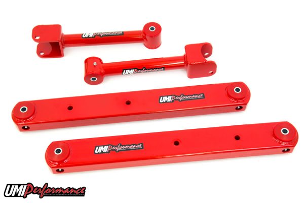 UMI Performance 64-67 GM A-Body Rear Control Arm Kit Fully Boxed Lowers