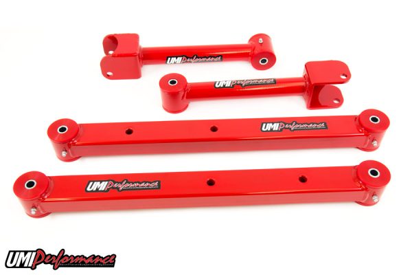 UMI Performance 64-67 GM A-Body Rear Control Arm Kit Boxed Lowers