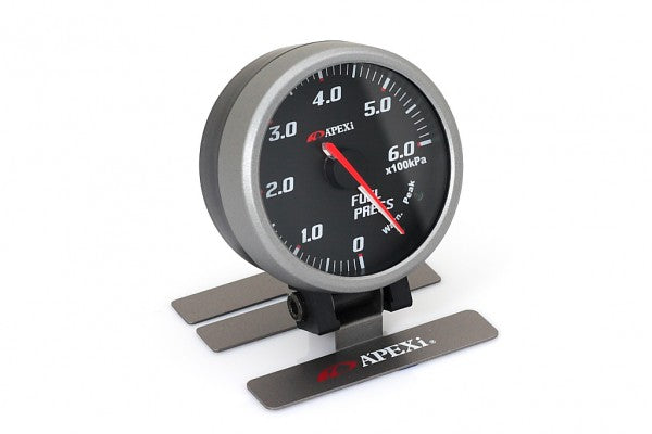 APEXi EL II System Gauge. Fuel Pressure. Black Display / Black Ring