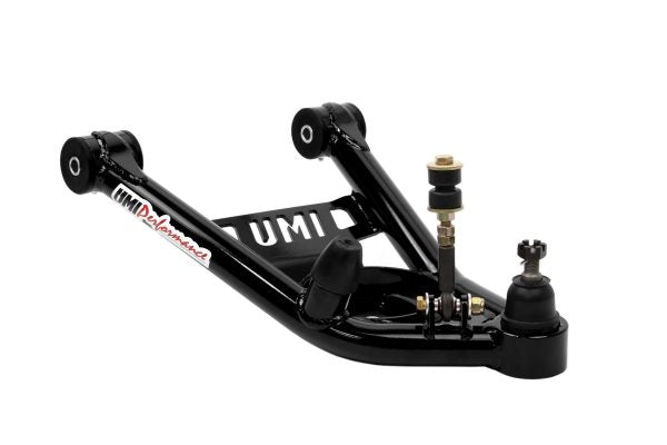 UMI Performance 64-72 GM A-Body Tubular Upper & Lower Front A-Arm Kit - Black - 0