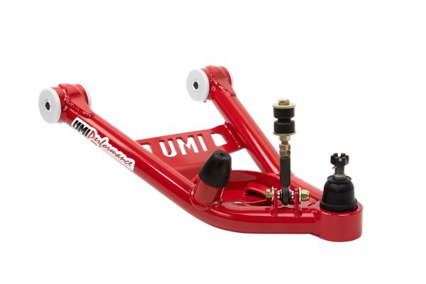 UMI Performance 64-72 GM A-Body Tubular Front Lower A-Arms Delrin 1/2in Taller Ball Joints - 0