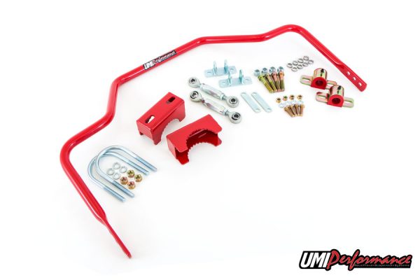 UMI Performance 64-72 GM A-Body 1in Tubular Rear Sway Bar Chassis Mounted