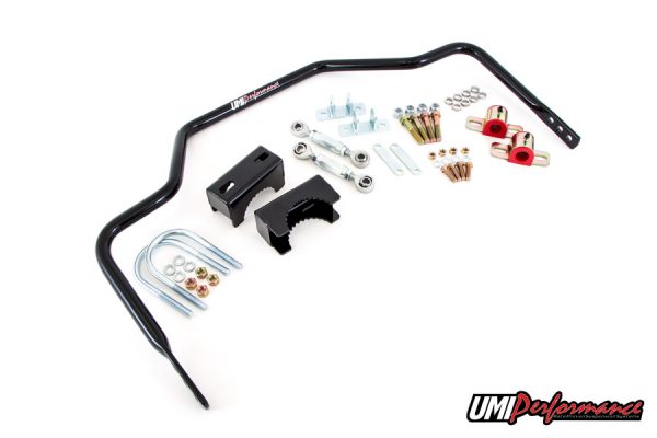 UMI Performance 64-72 GM A-Body 1in Tubular Rear Sway Bar Chassis Mounted