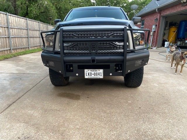 Road Armor 10-18 Dodge 2500 Vaquero Front Bumper Full Guard 2in Receiver - Tex Blk - 0